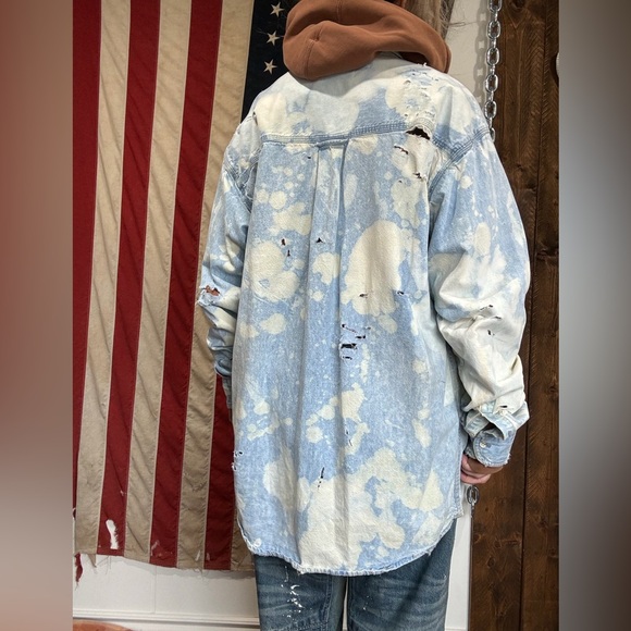 Oversize denim button down - Picture 5 of 5